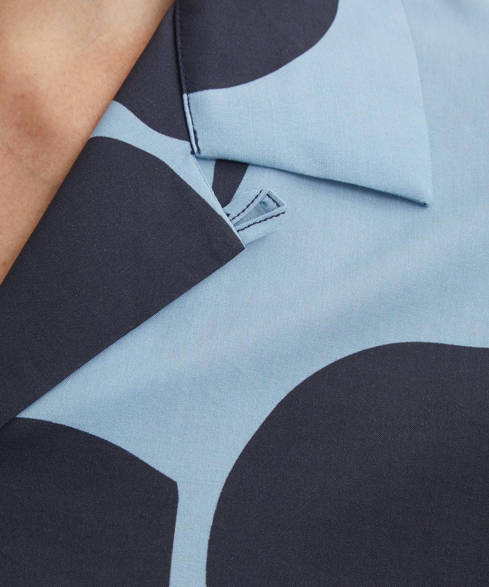 Liberty London Paul Smith Blue Cut-Up Dots Short-Sleeve Shirt