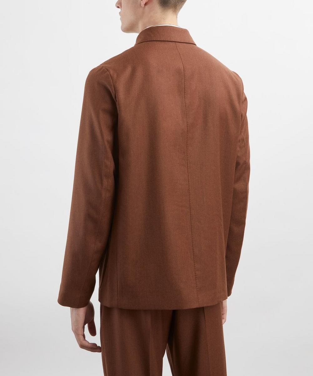 Liberty London Paul Smith Overdyed Wool-Cashmere Flannel Work Jacket