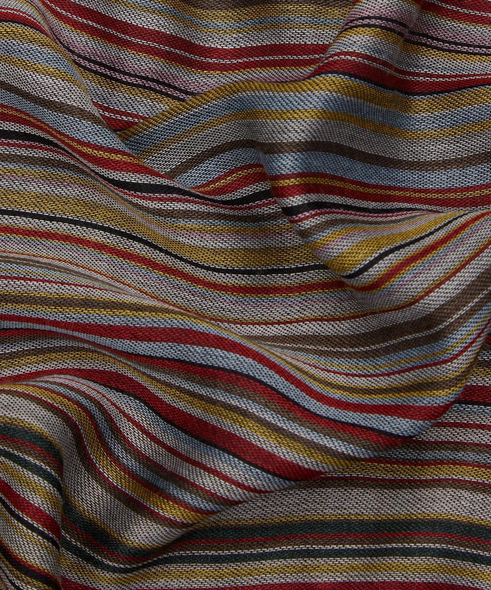 Liberty London Paul Smith Signature Stripe Silk-Wool Blend Scarf
