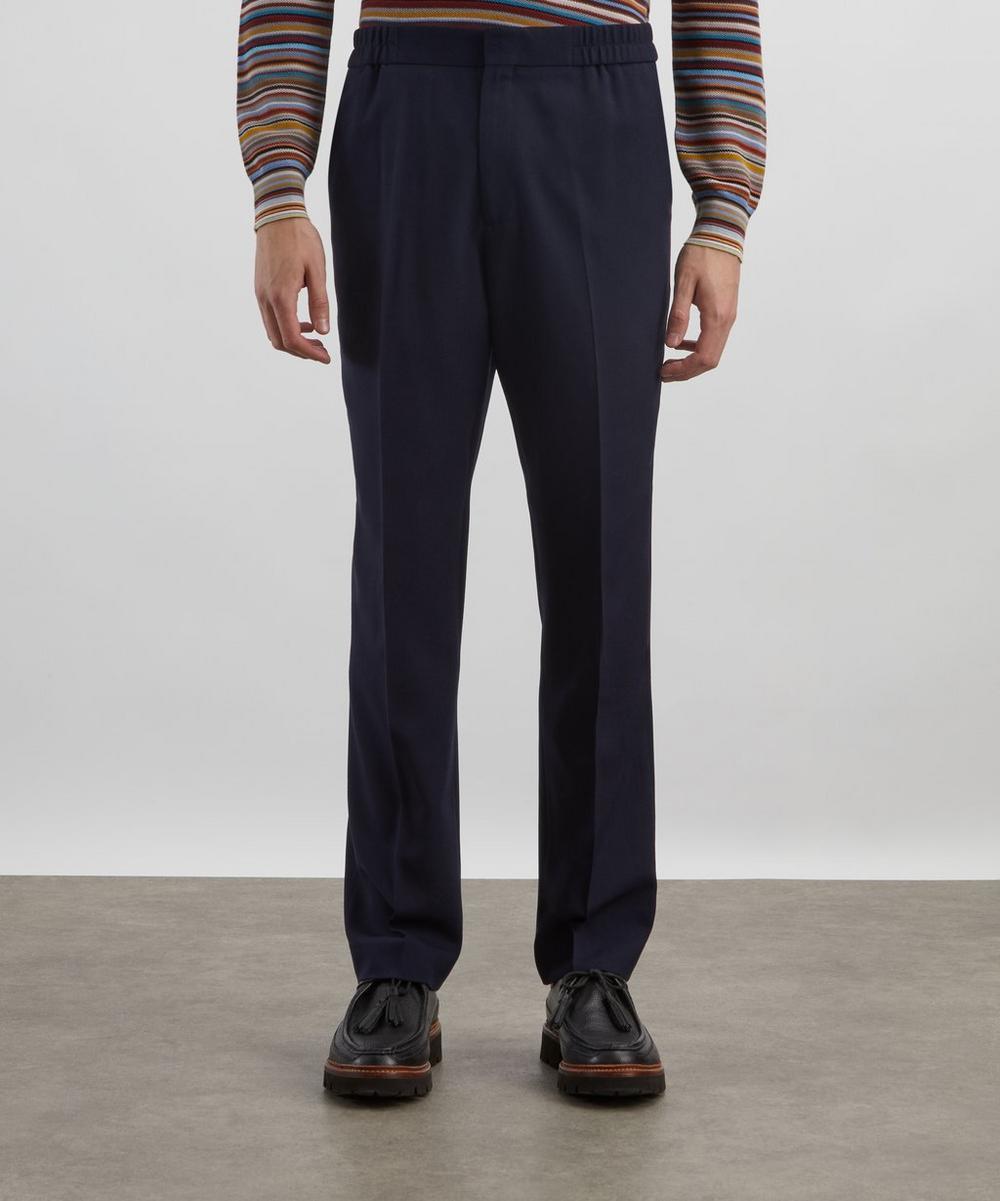 Liberty London Paul Smith Straight-Leg Pleated Wool Trousers