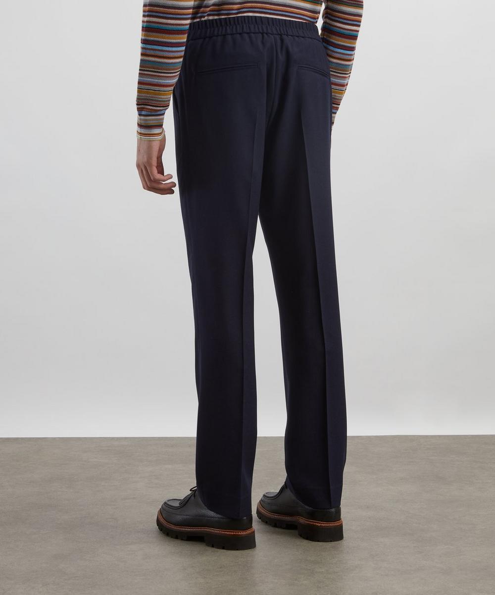 Liberty London Paul Smith Straight-Leg Pleated Wool Trousers
