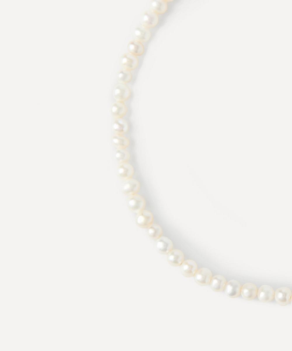 Liberty London PDPAOLA 18ct Gold-Plated La Perla Essential Pearl Necklace