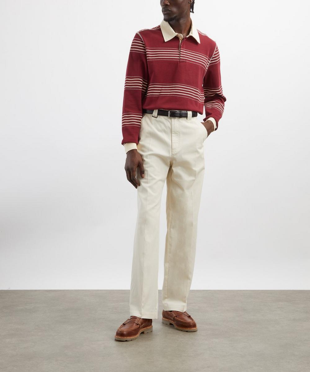 liberty london Percival Novel Stay Press Auxiliary Trousers