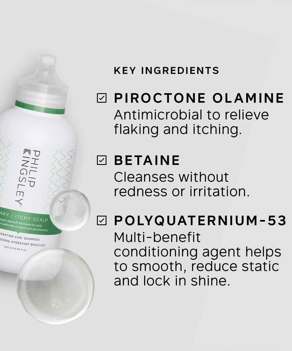 Liberty London Philip Kingsley Flaky Itchy Scalp Hydrating Curl Anti-Dandruff Shampoo 250ml