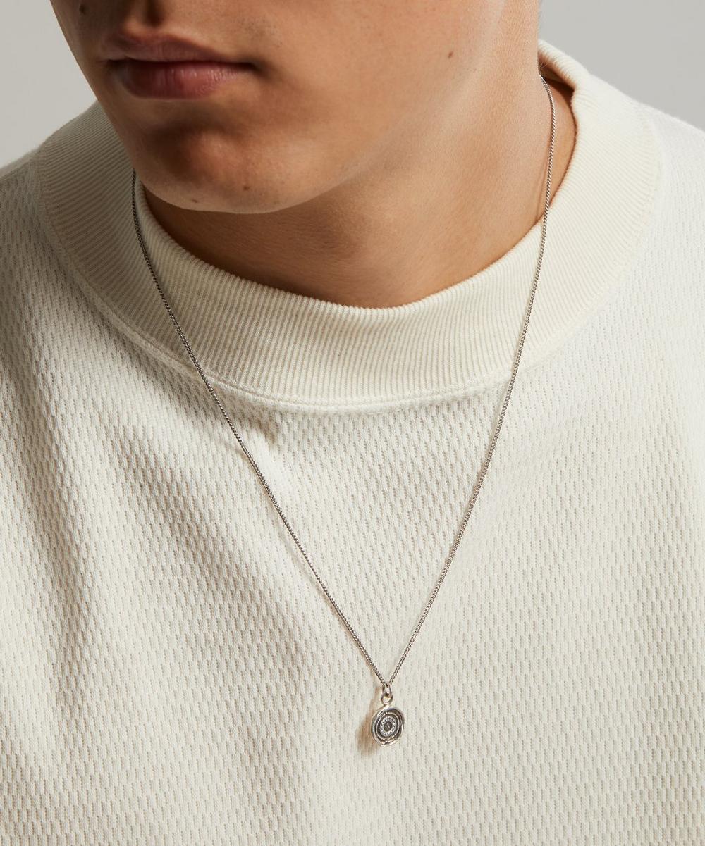 liberty london Pyrrha Sterling Silver Safe Travels Necklace