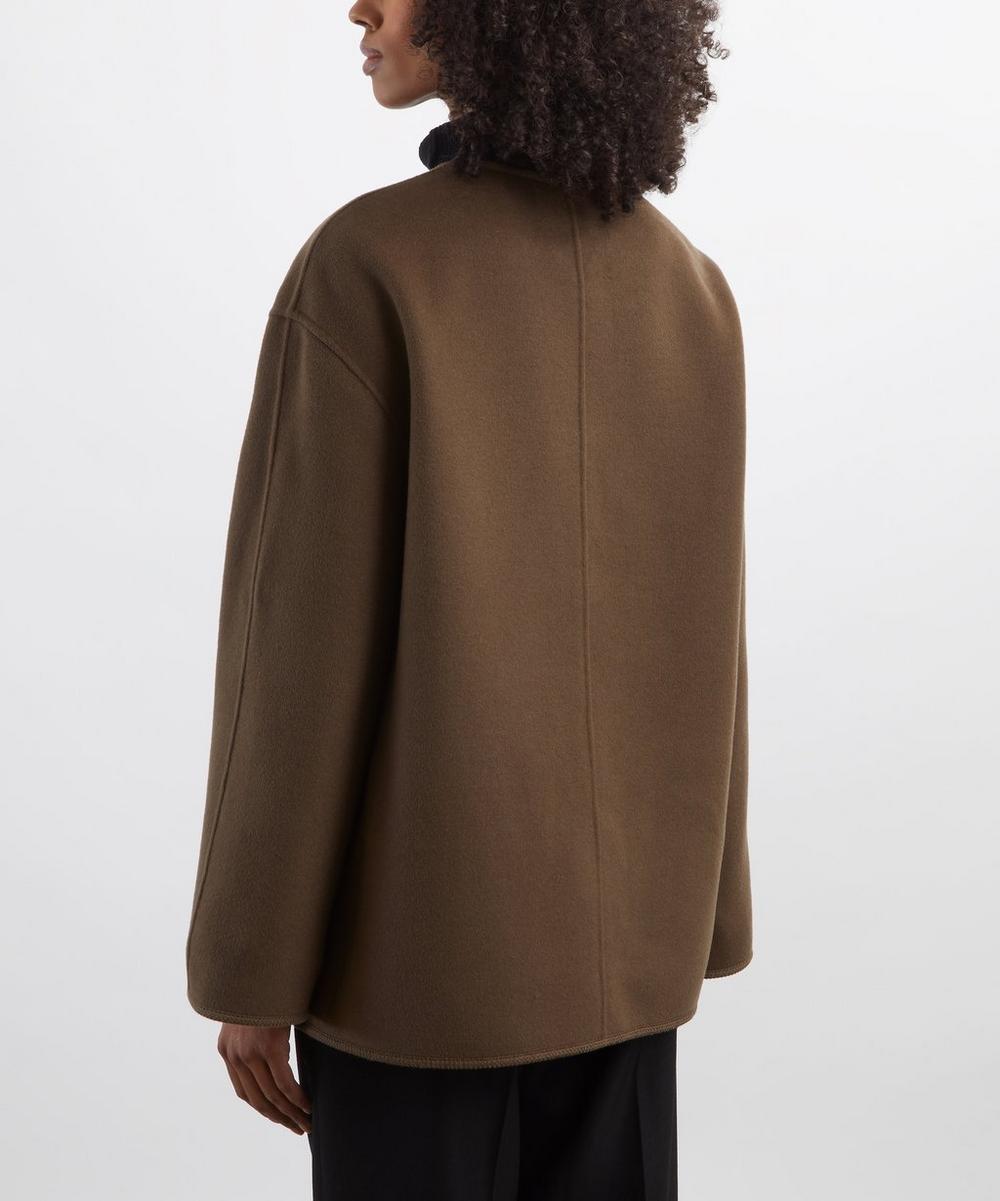 Liberty London Róhe Mandarin Double-Faced Wool Jacket