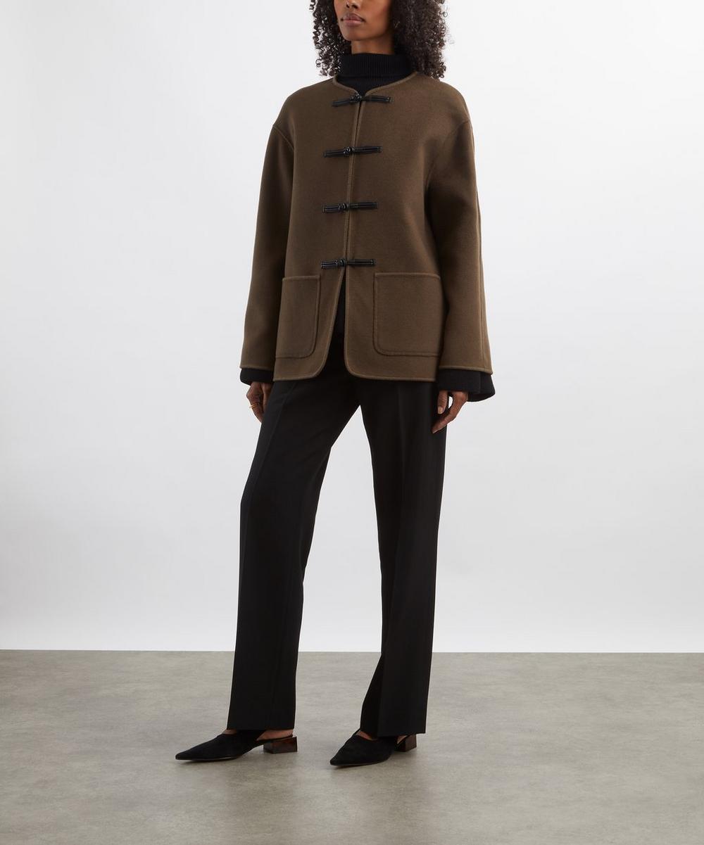 liberty london Róhe Mandarin Double-Faced Wool Jacket