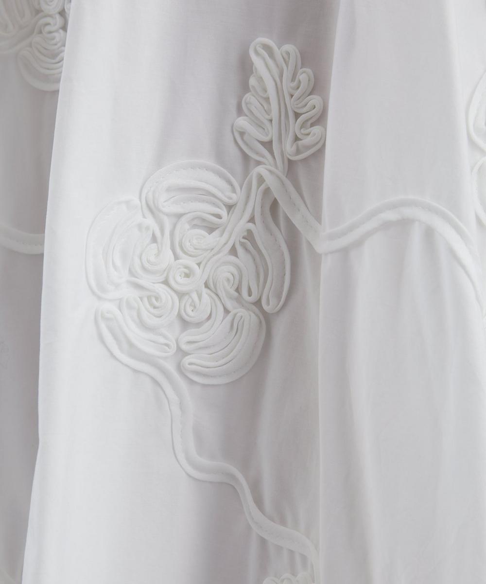 Liberty London ROTATE Birger Christensen Bright White Flower Maxi Skirt