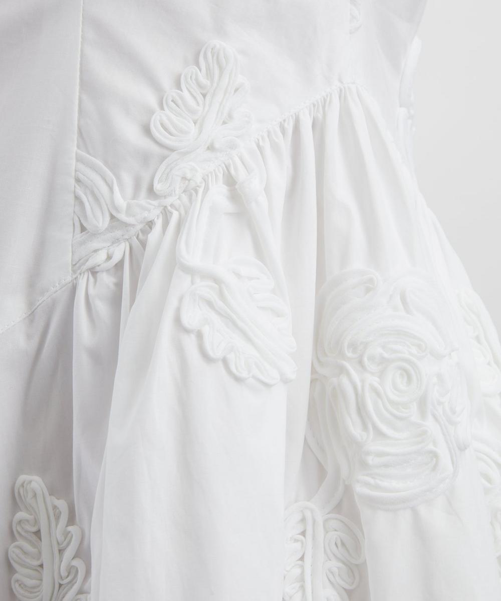 Liberty London ROTATE Birger Christensen Bright White Flower Poplin Mini Dress