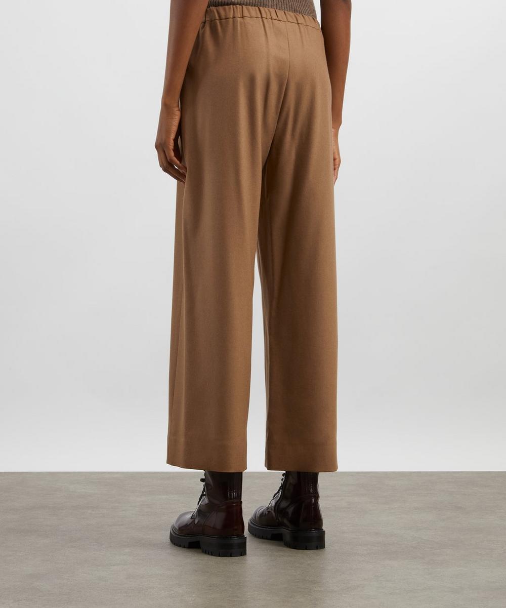 Liberty London S Max Mara Floria Wool Jogger Trousers