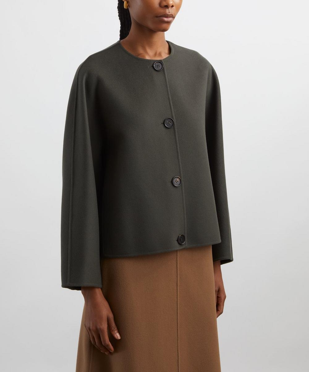 Liberty London S Max Mara Kate Cropped Double-Sided Wool Jacket