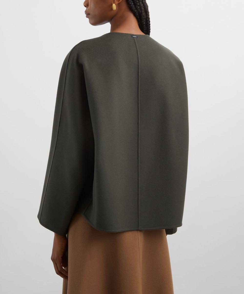 Liberty London S Max Mara Kate Cropped Double-Sided Wool Jacket