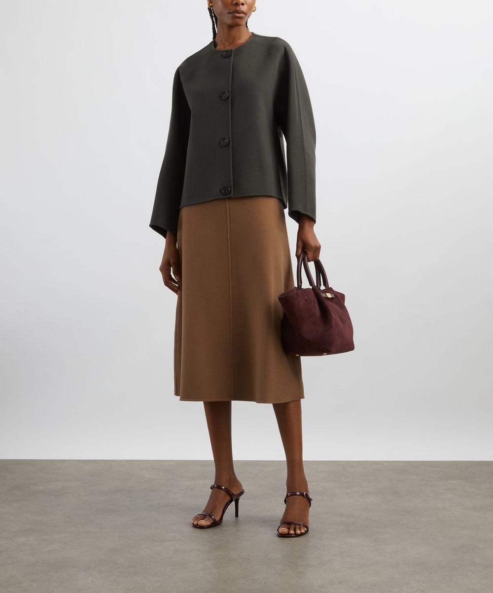 liberty london S Max Mara Kate Cropped Double-Sided Wool Jacket