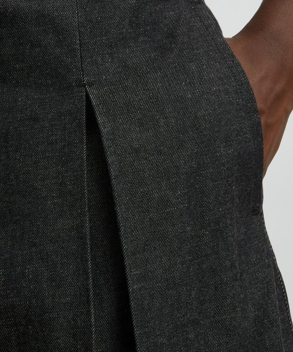 Liberty London SAGE NATION Box Pleat Denim Trousers