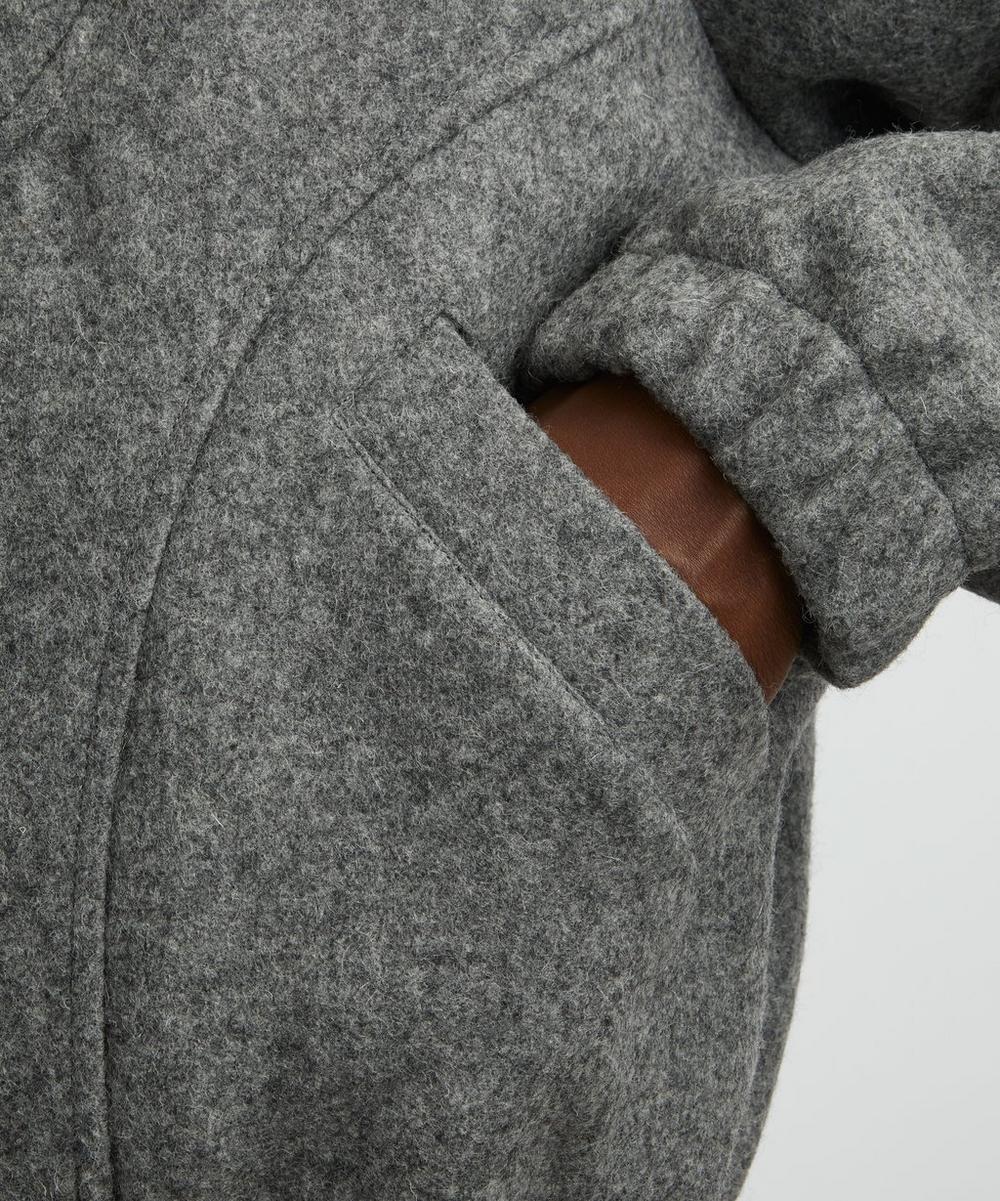 Liberty London SAGE NATION Jiji Marl Grey Wool Jacket