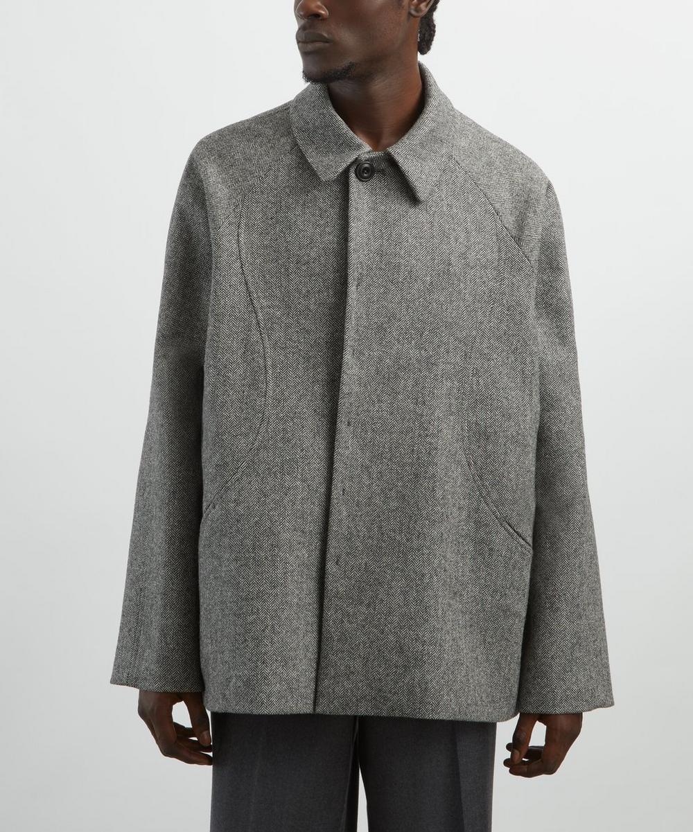 Liberty London SAGE NATION Takeshi Charcoal Wool Jacket