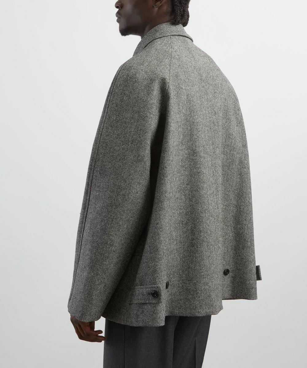 Liberty London SAGE NATION Takeshi Charcoal Wool Jacket