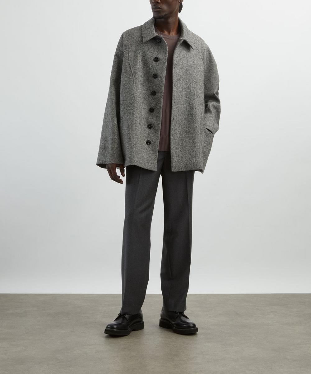 liberty london SAGE NATION Takeshi Charcoal Wool Jacket