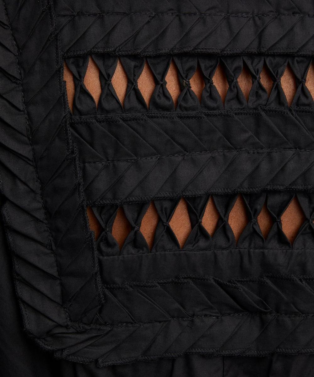 Liberty London Scarlett Poppies Ethereal Cotton Poplin Maxi Dress