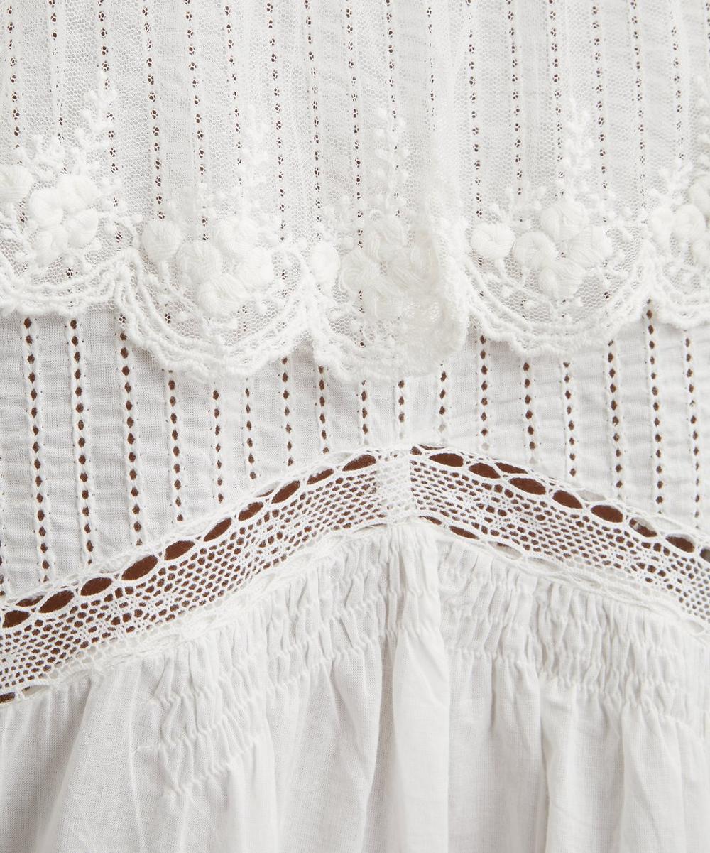 Liberty London Scarlett Poppies Rosalia Lace Blouse