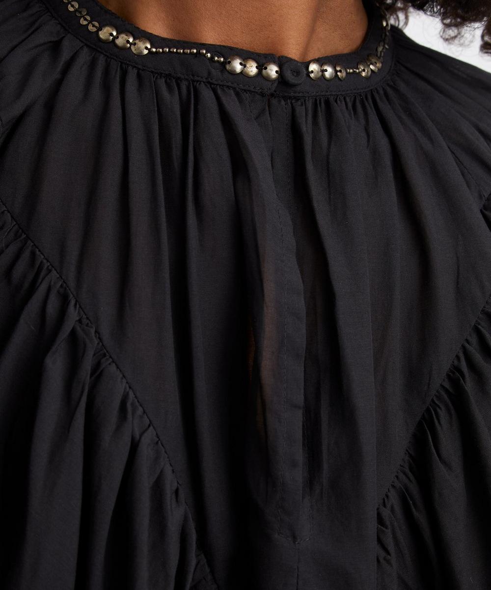 Liberty London Scarlett Poppies Selona Ruffle Blouse