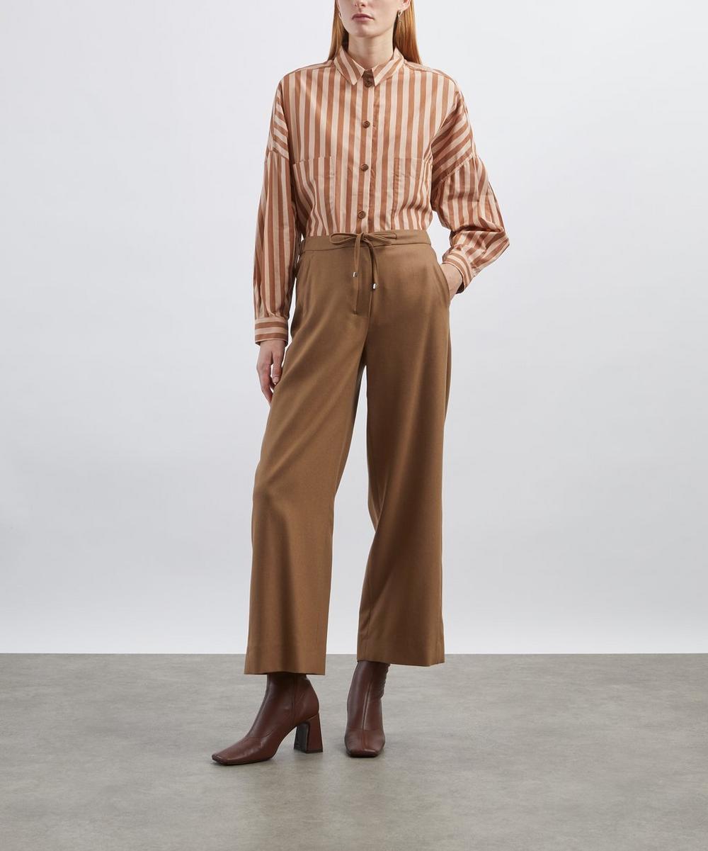 liberty london Sessùn Fontania Oversized Striped Shirt