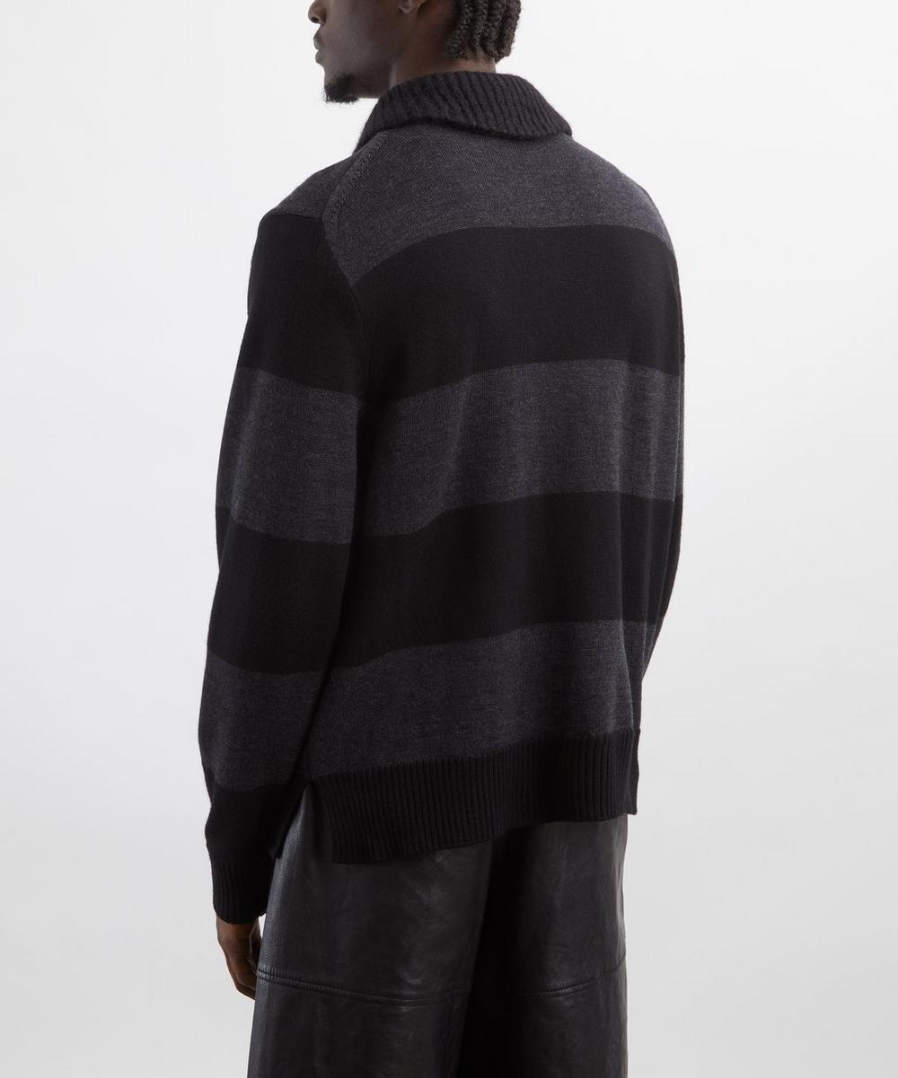 Liberty London Simone Rocha Embellished Fuzzy Collar Rugby Jumper