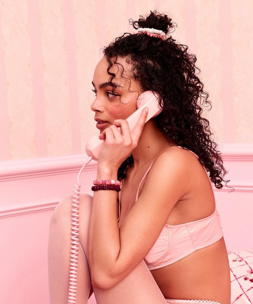 Liberty London Slip Candy Cane Skinny Scrunchie Ornament