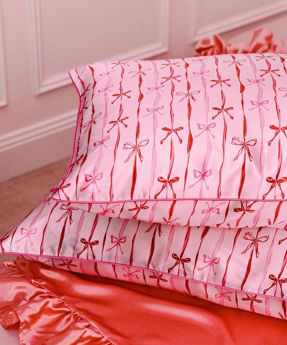 Liberty London Slip Strawberry Cupcake Pillowcase Set