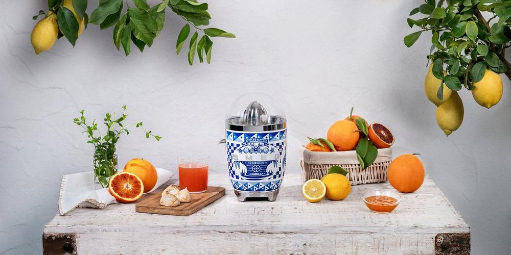 liberty london Smeg x Dolce and Gabbana Mediterraneo Electric Citrus Juicer