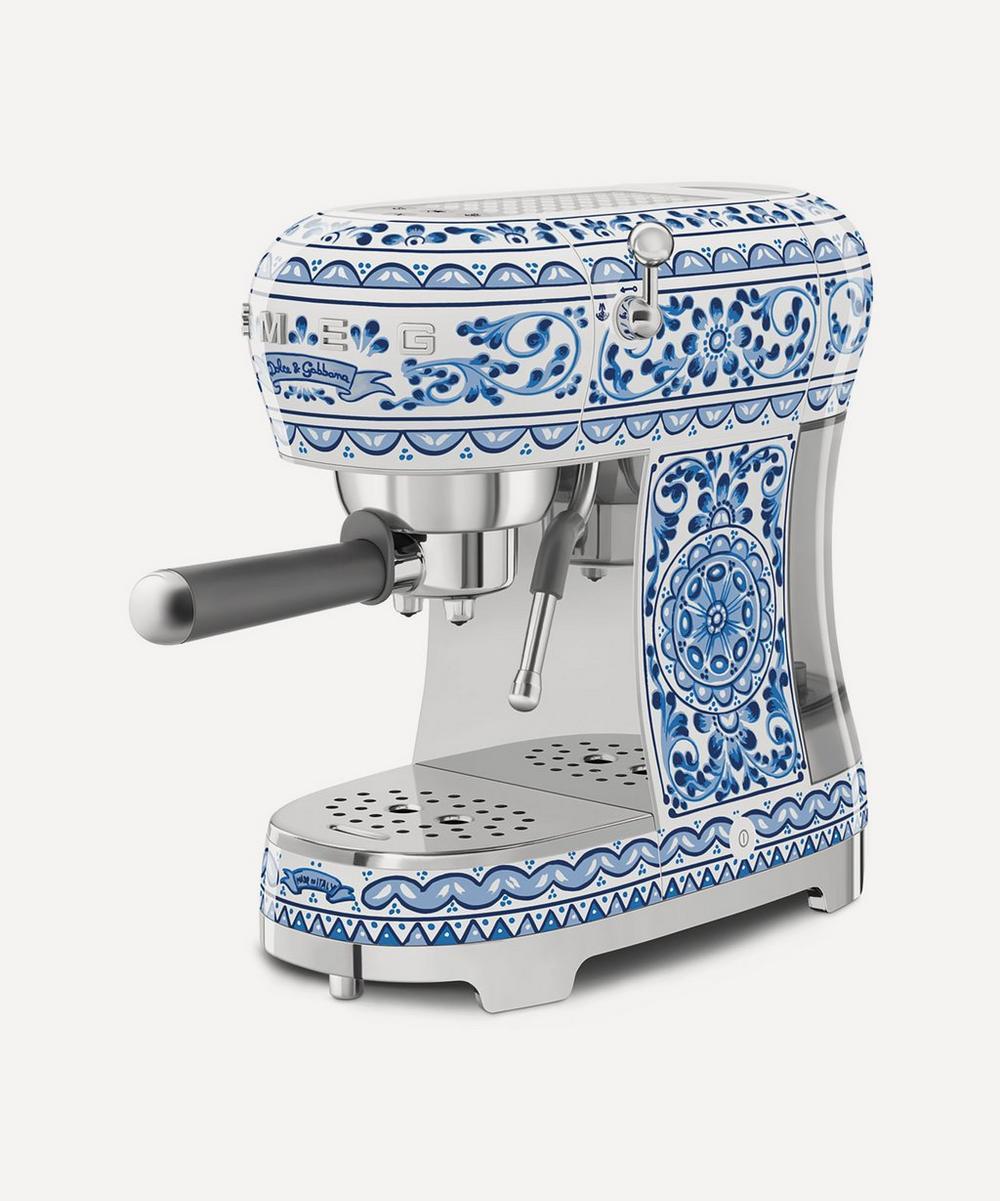 Liberty London Smeg X Dolce And Gabbana Mediterraneo Espresso Coffee Machine