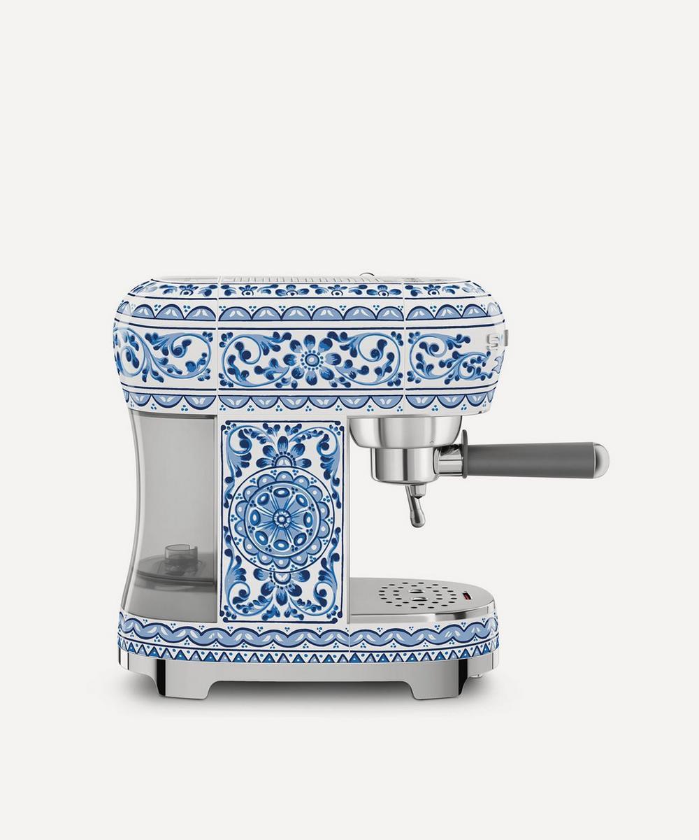 Liberty London Smeg X Dolce And Gabbana Mediterraneo Espresso Coffee Machine