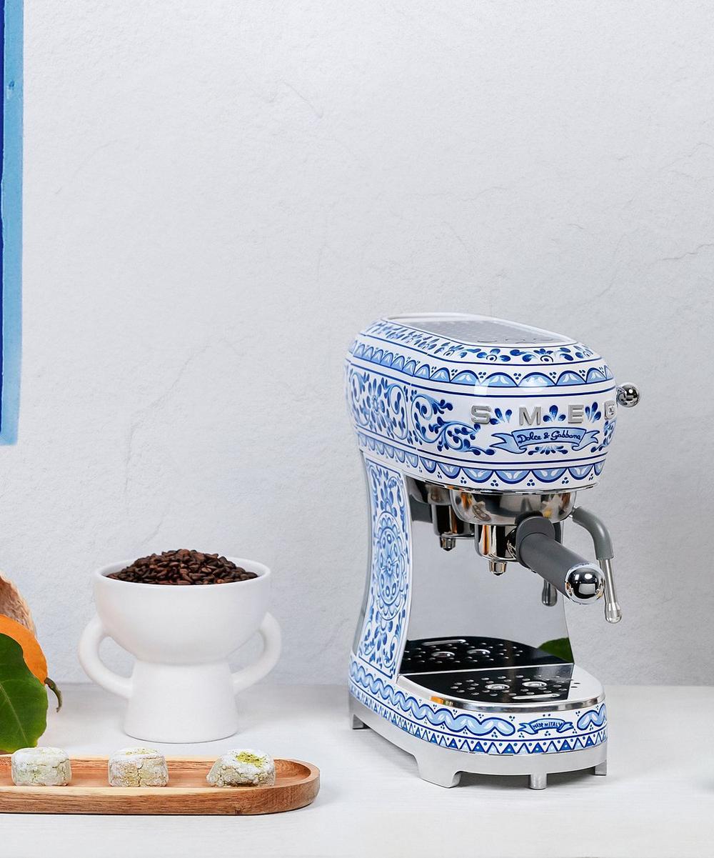 liberty london Smeg x Dolce and Gabbana Mediterraneo Espresso Coffee Machine