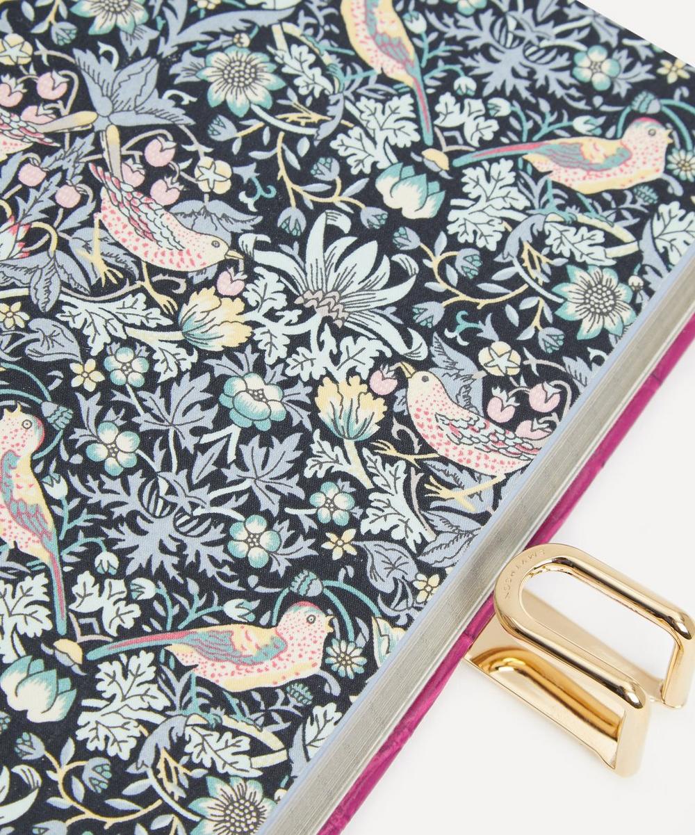 liberty london Smythson 2026 Soho Croc-Embossed Weekly Diary