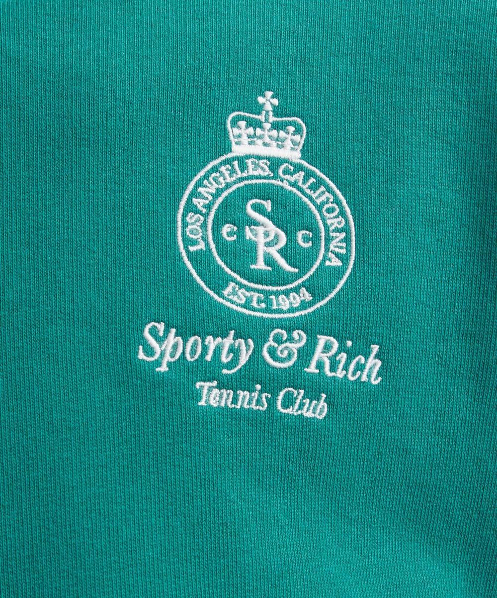 Liberty London Sporty & Rich Crown Tennis Cropped Hoodie