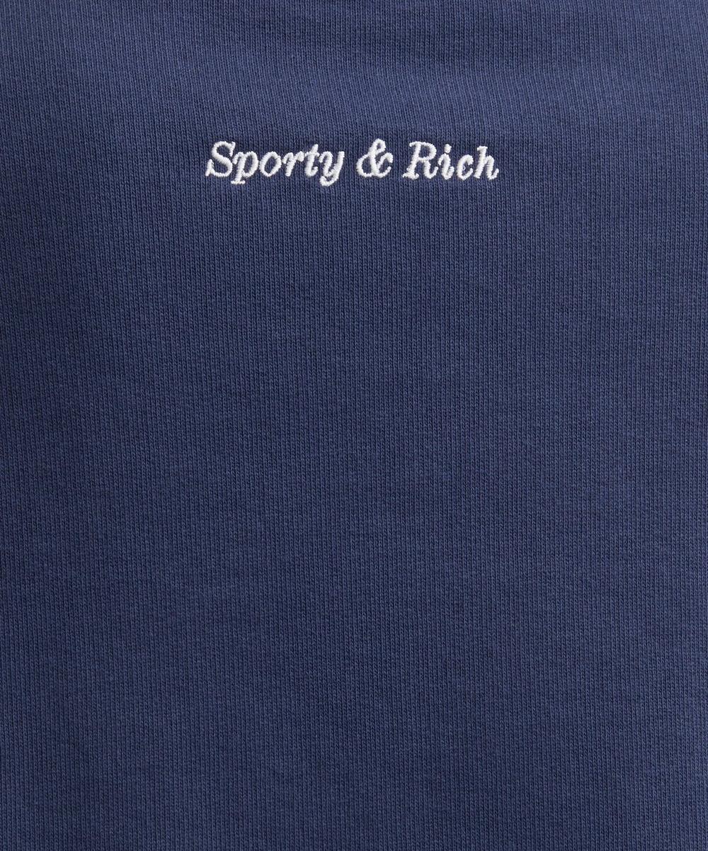 Liberty London Sporty & Rich Eden Crest Crew-Neck Sweatshirt