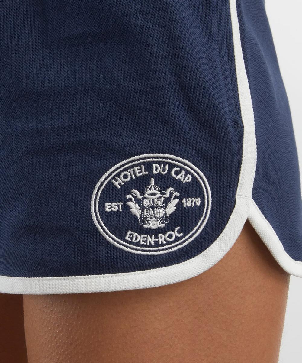 Liberty London Sporty & Rich Eden Crest Embroidered Shorts