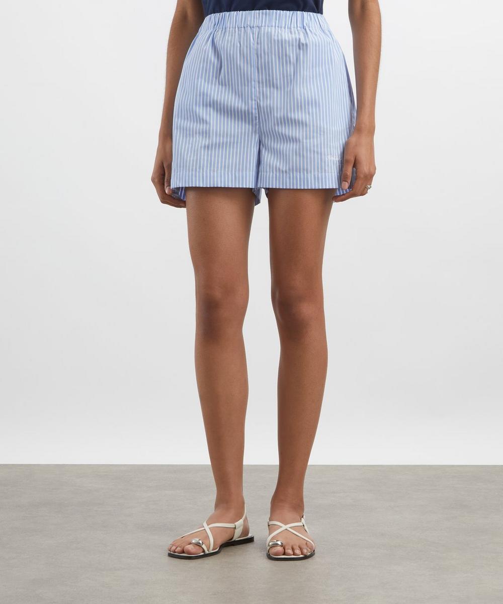 Liberty London Sporty & Rich Eden Script Poplin Shorts