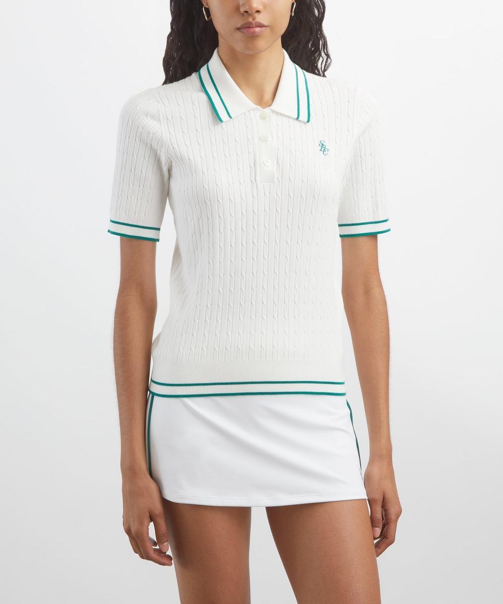 Liberty London Sporty & Rich SRC Mini Cable Polo Shirt