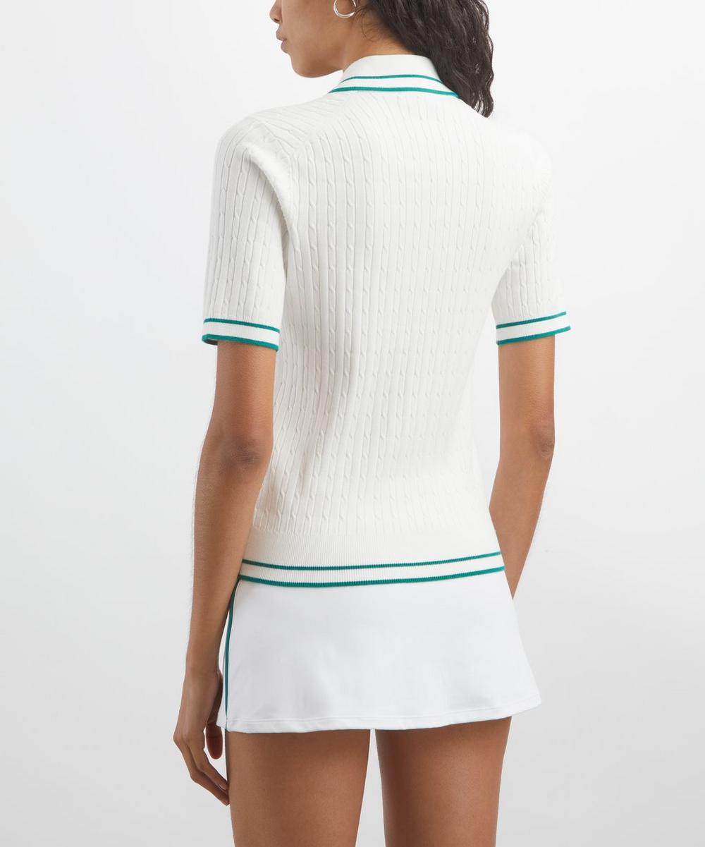 Liberty London Sporty & Rich SRC Mini Cable Polo Shirt