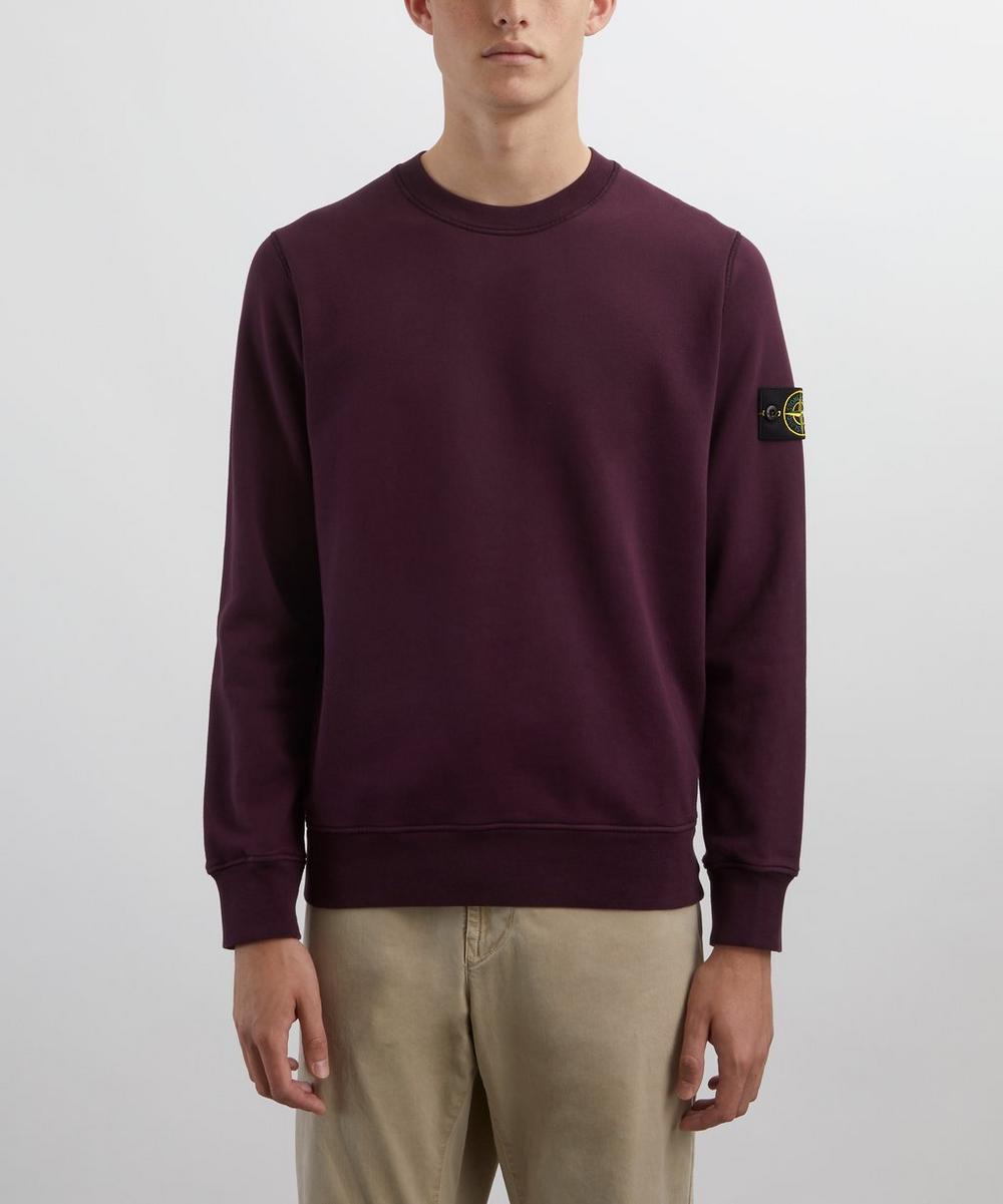 Liberty London Stone Island Cotton Fleece Crew-Neck Sweatshirt