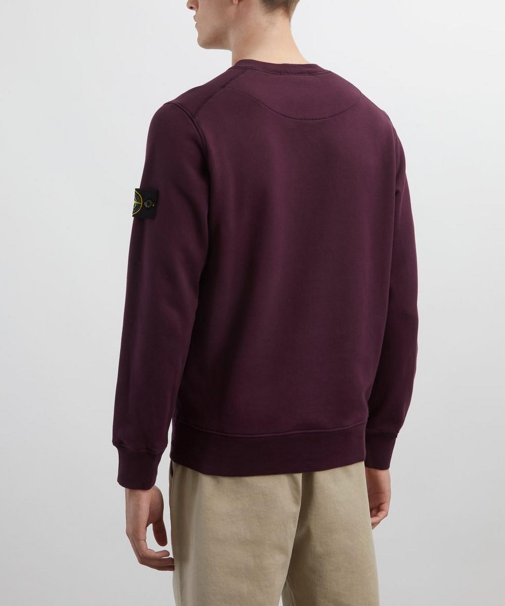 Liberty London Stone Island Cotton Fleece Crew-Neck Sweatshirt