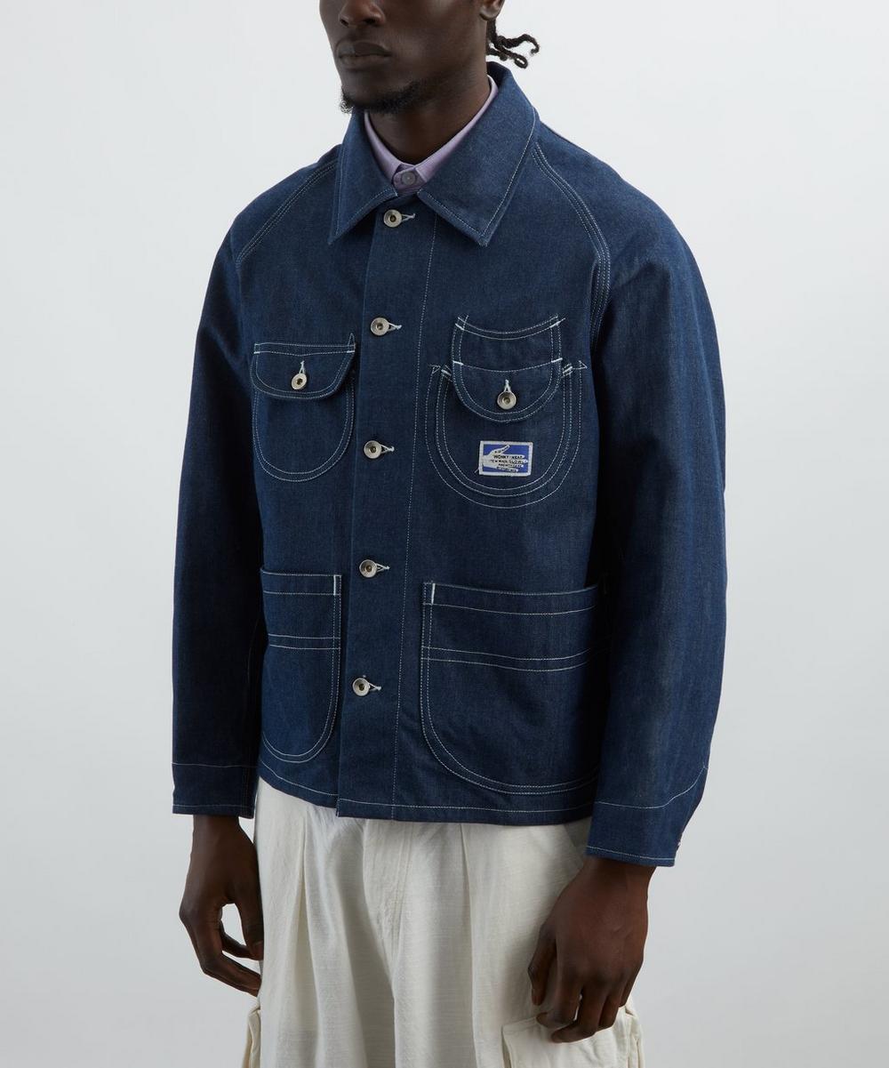 Liberty London STORY Mfg. Circuit Dark Denim Wonky-Wear Jacket