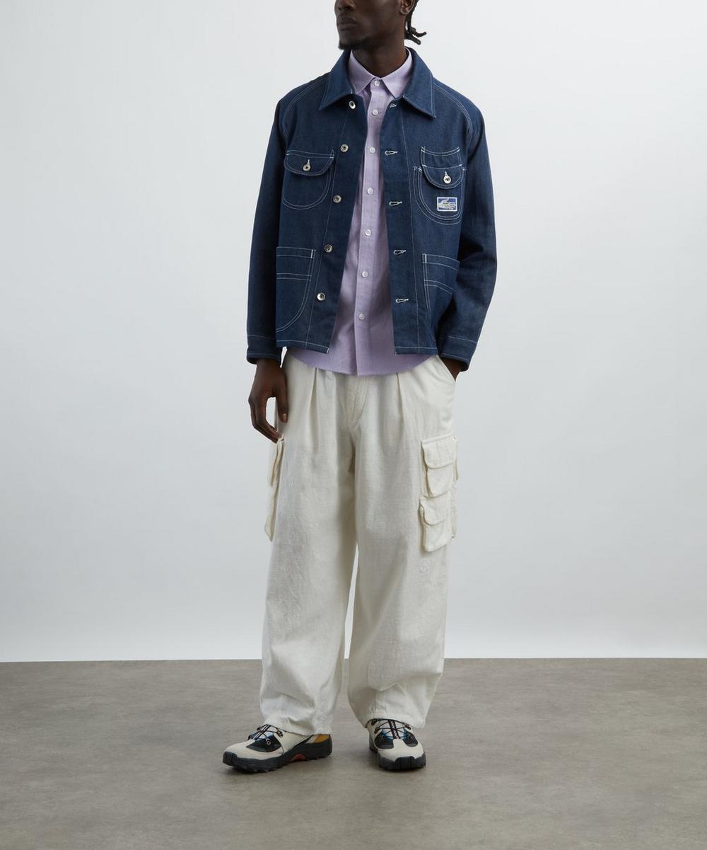 liberty london STORY mfg. Circuit Dark Denim Wonky-Wear Jacket