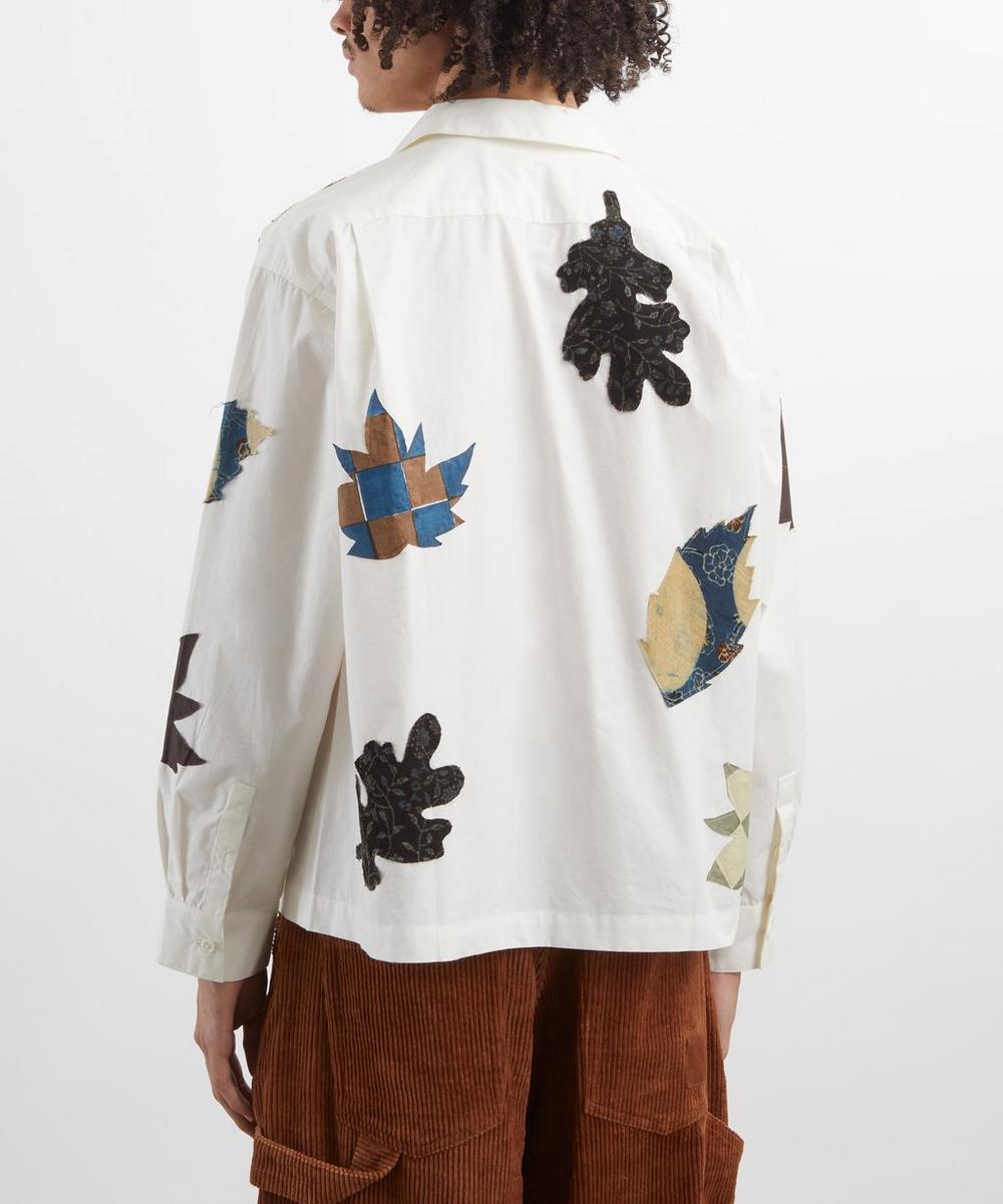 Liberty London STORY Mfg. Greetings Appliqué Bowling Shirt