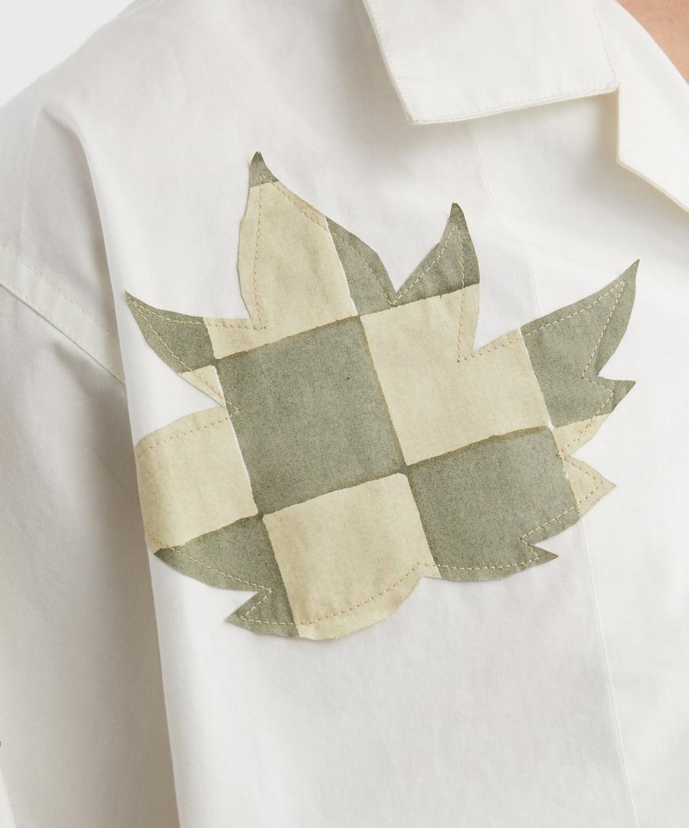 Liberty London STORY Mfg. Greetings Appliqué Bowling Shirt