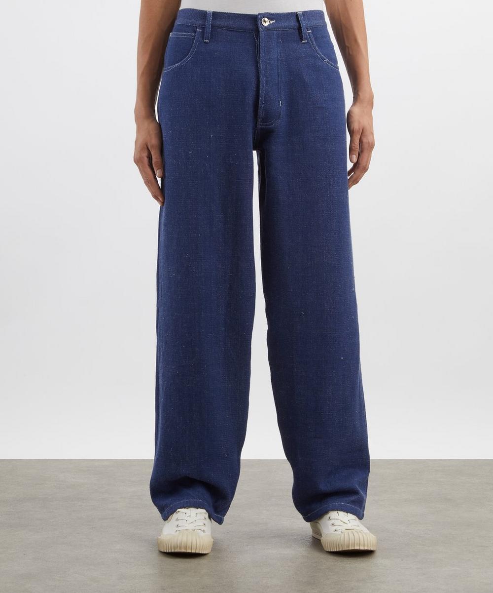 Liberty London STORY Mfg. Poetry Dark Denim Wide-Leg Jeans