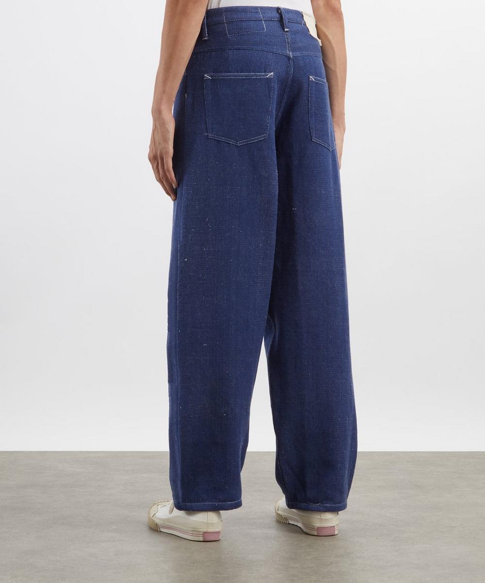 Liberty London STORY Mfg. Poetry Dark Denim Wide-Leg Jeans