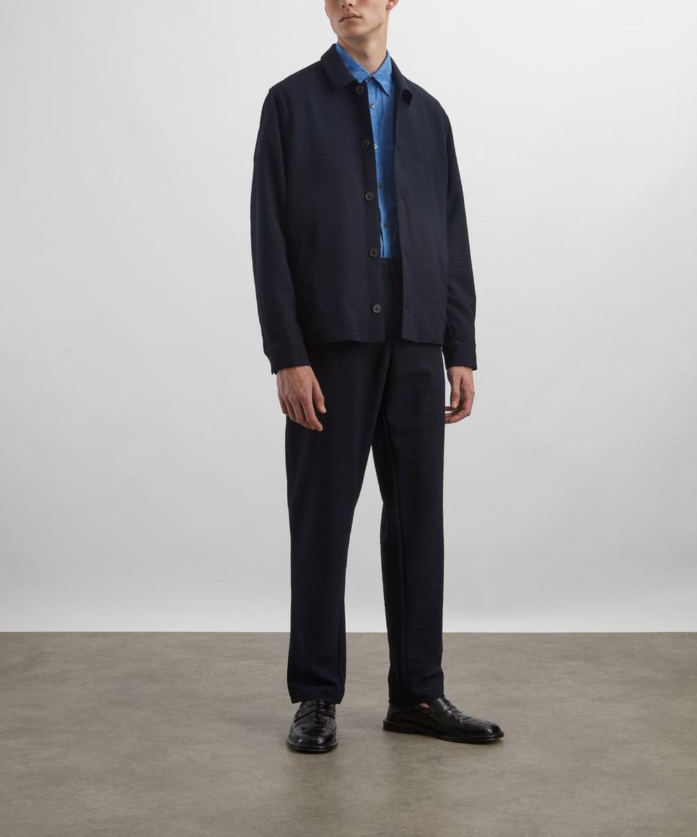 liberty london Sunspel Lightweight Travel Wool Blazer