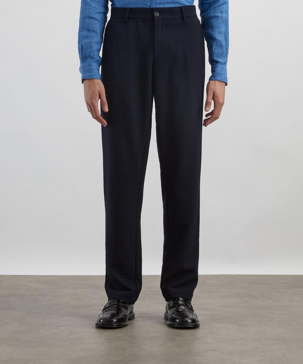 Liberty London Sunspel Lightweight Travel Wool Trousers